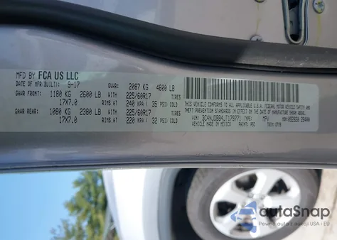 2018 Jeep Compass Latitude 4X4 из США, поврежденный, VIN 3C4NJDBB4JT179771